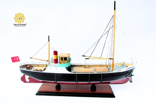 La Toison D'or Fictional Ship Model 58cm - Handcrafted Wooden Comic-Inspired Display