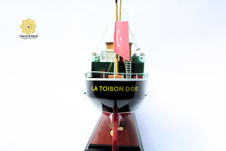 La Toison D'or Fictional Ship Model 58cm - Handcrafted Wooden Comic-Inspired Display
