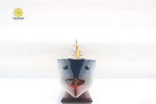 Large Jera Bangkok Wooden Cargo Ship Model 102cm – Personalized Handcrafted Nautical Display