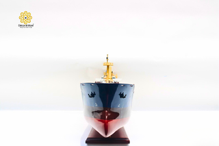 Large Jera Bangkok Wooden Cargo Ship Model 102cm – Personalized Handcrafted Nautical Display