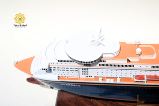 MS COLOR FANTASY Cruiseferry Model 70cm - Handcrafted Wooden Maritime Display