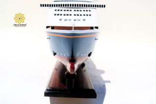 MS COLOR FANTASY Cruiseferry Model 70cm - Handcrafted Wooden Maritime Display