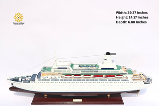 MS Pacific Princess Wooden Ship Model 100cm - Special Edition