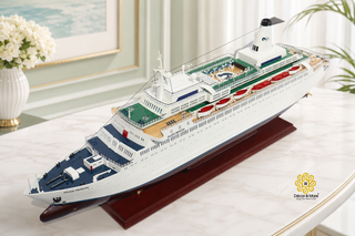 MS Pacific Princess Wooden Ship Model 100cm - Special Edition