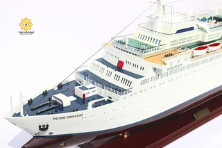 MS Pacific Princess Wooden Ship Model 100cm - Special Edition