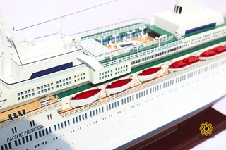 MS Pacific Princess Wooden Ship Model 100cm - Special Edition