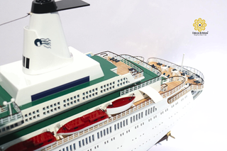 MS Pacific Princess Wooden Ship Model 100cm - Special Edition