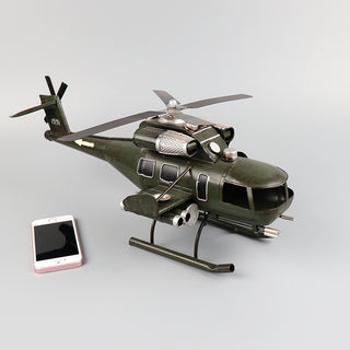 Vintage Military Helicopter Model