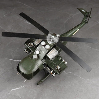 Vintage Military Helicopter Model