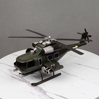 Vintage Military Helicopter Model