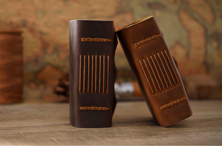 Mini Premium Handmade Cowhide Leather Notebook NO012