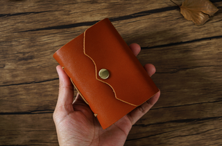 Mini Premium Handmade Cowhide Leather Notebook NO012
