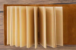 Premium Handmade Genuine Leather Notebook with Brass Button