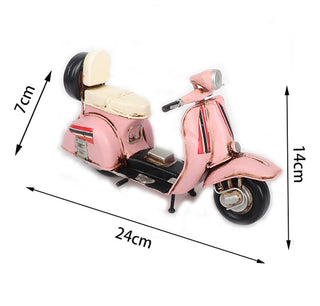 Retro Pink Vespa Model