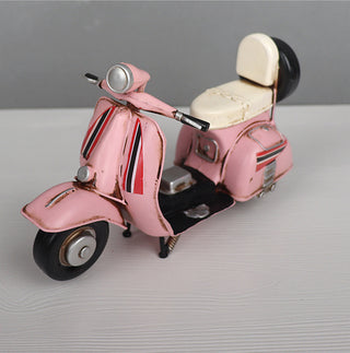 Retro Pink Vespa Model