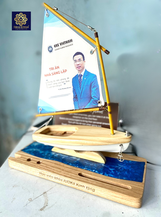 Custom Sailing Boat Model with Logo Printing | QTDN