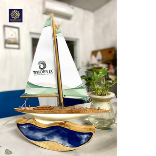 Custom Sailing Boat Model with Logo Printing | QTDN05