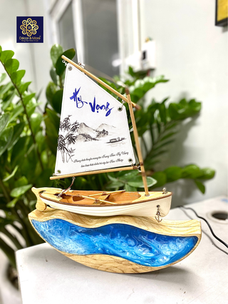 Custom Sailing Boat Model with Logo Printing | QTDN11