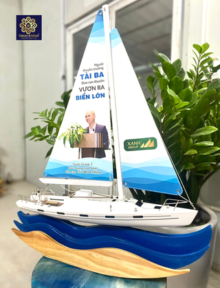 Custom Sailing Boat Model with Logo Printing | QTDN14