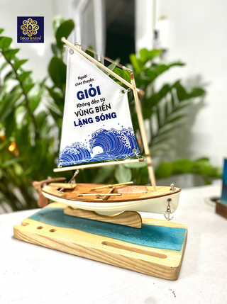 Custom Sailing Boat Model with Logo Printing | QTDN03