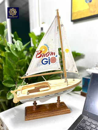 Custom Sailing Boat Model with Logo Printing | QTDN