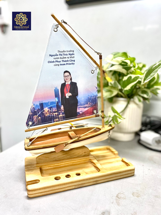 Custom Sailing Boat Model with Logo Printing | QTDN07