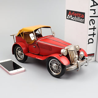 Vintage Classic Roadster Metal Decor Model