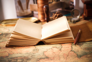 Handmade Leather Notebook With Strap Closure - NO002