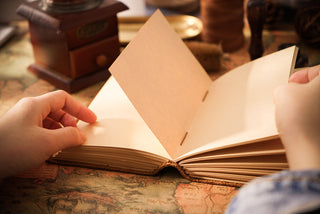 Handmade Leather Notebook With Strap Closure - NO002