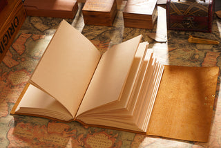 Butterfly Lock Handmade Leather Diary - NO001