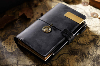 Handmade Leather Journal – Thread-Bound & Refillable - NO007