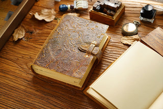 Buckle Closure – Handmade Genuine Leather Journal - NO003