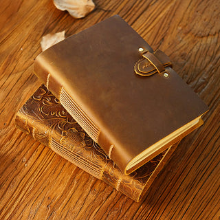Buckle Closure – Handmade Genuine Leather Journal - NO003