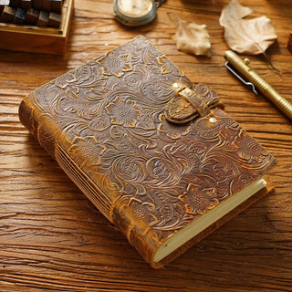 Buckle Closure – Handmade Genuine Leather Journal - NO003