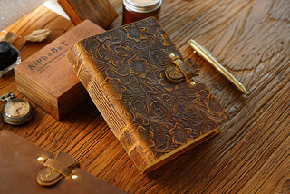 Buckle Closure – Handmade Genuine Leather Journal - NO003