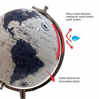 Artistic Decorative Globe 8" - Tripod Base Version