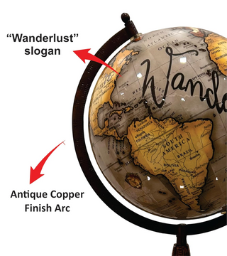 Artistic Decorative Globe 8" – Eiffel Tower Base