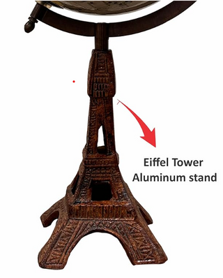 Artistic Decorative Globe 8" – Eiffel Tower Base