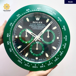 Daytona Cosmograph - Green & Black Style - Luxury Rolex* Wall Clock Decoration
