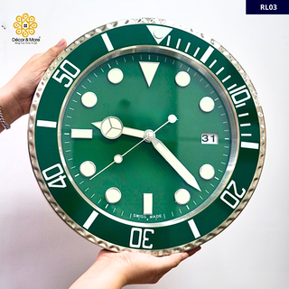 RL Luxury Wall Clock Collections - Date Display