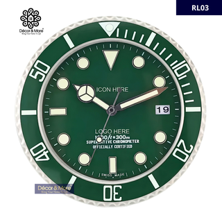 Sub- Mar Green RL03 -  RL Wall Clock Décoration