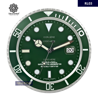 Sub- Mar Green RL03 -  RL Wall Clock Décoration