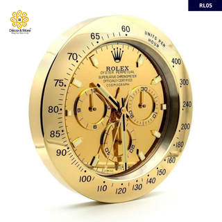 Daytona Gold Style - Luxury Rolex* Wall Clock Decoration