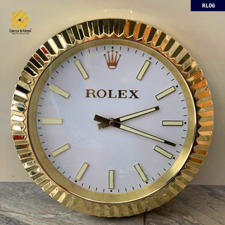 President Date-Just - Gold Style - Luxury Wall Clock Rolex* Decoration