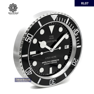 Sub- Mar Black RL07 - RL Wall Clock Décoration