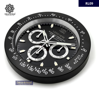 DAY-TON Black - RL Wall Clock Décoration