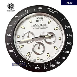 DAY-TON RL10 Panda White Wall Clock - RL Wall Clock Decoration