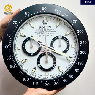 Daytona Cosmograph - Black & White Style - Luxury Rolex* Wall Clock Decoration