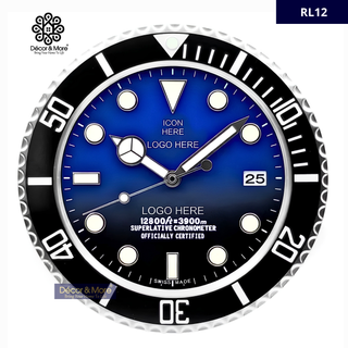 Sea-Dweller Deepsea D-Blue RL12 - RL Wall Clock Décoration