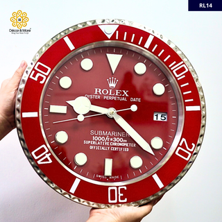Submariner Collection - Silver Edge Style - Luxury Wall Clock Rolex* Decoration